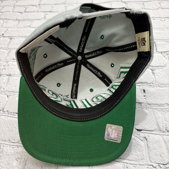 Vintage Collection Y2K Philadelphia Eagles NFL Mitchell Ness Snapback Hat Cap - Picture 12 of 12